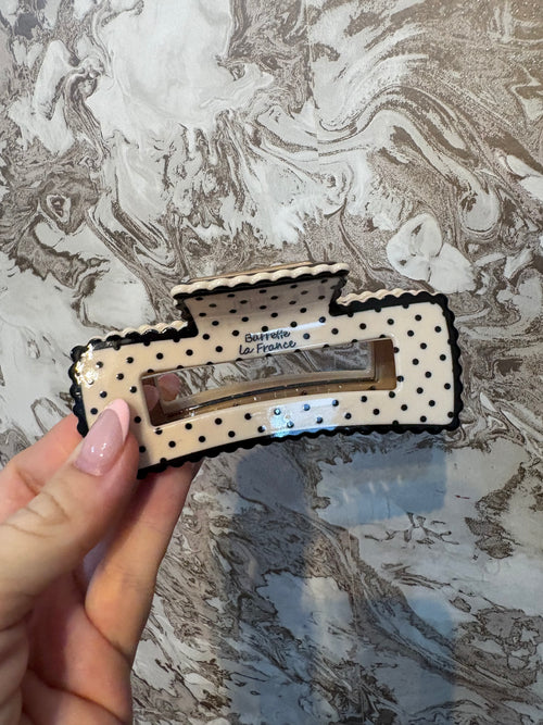 POLKA DOT HAIR CLIP