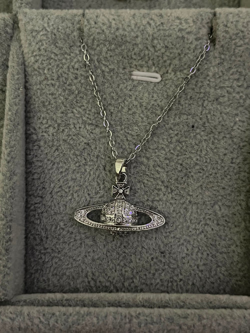 VIVIENNE WESTWOOD SILVER NECKLACE