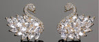 DIAMONTE SWAN EARRINGS