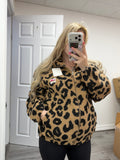 Lila Leopard Fleece Jacket
